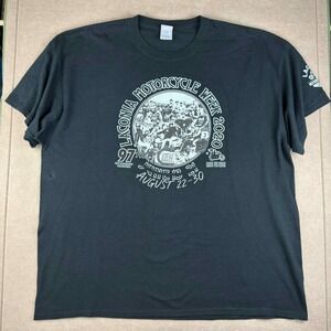 Laconia Motorcycle Week T-Shirt Men 3XL Black Gypsy Tour 97th‎ Rally Graphic Tee